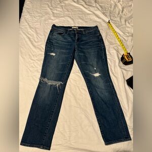 Madewell the slim boyjean